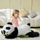Ikasa Giant Panda Stuffed Animal Plush Toy,Big Large Jumbo Soft Toys,30' Huge Size Cute Fluffy Plushy Fat Oversized Plushie,Gifts For Kids