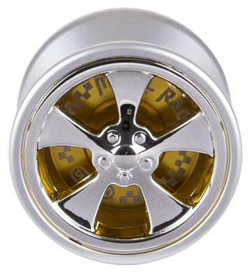 Duncan Toys Metal Racer Yo-Yo, Aluminum Advanced Level Yo-Yo With Racer Caps And Sg Sticker Response, Yellow