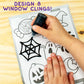 Horizon Group DIY Halloween Window Art Suncatcher Kit, Multi, Acrylic, Model 211964, Fun Arts and Crafts Activity for Kids Ages 6-9