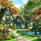 Anatolian 2000 Piece Jigsaw Puzzle - The Autumn Cottage, Model 3936, Multicolor, Cardboard