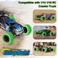 GOUPRC 12mm Hex RC Wheel Tires Set, 3.26 * 1.67 Inches 4PCS Swamp Claw Mud Terrain Tires Accessories for 1/14 1/16 RC Car Crawle