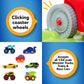 Simplay3 Deluxe Race And Ride Kids Downhill Roller Coaster And Racetrack With Cars, Indoor-Outdoor Ride-On Toy, Includes Two Toy Race Cars And Amusement Park Decals, Ages 2-5 Years, Made In The Usa