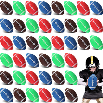 Sosation 12 Pcs Mini Inflatable Football Mini Rugby Playground Small Inflatable Football Toys For Outdoor And Indoor Games Gifts