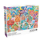 Buffalo Games - Whirly Twirly Studio - Colorful Cookietown - 2000 Piece Jigsaw Puzzle For Adults -Challenging Puzzle Perfect For