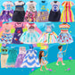 Miunana 12 Pcs 5.3 Inch Girl Doll Clothes Dress Outfits And Shoes For Chelsea Girl Doll Clothing With 2 Pairs Of Shoes For 4-6 Inch Chelsea Girl Dolls Clothes And Accessories Doll Top And Pants