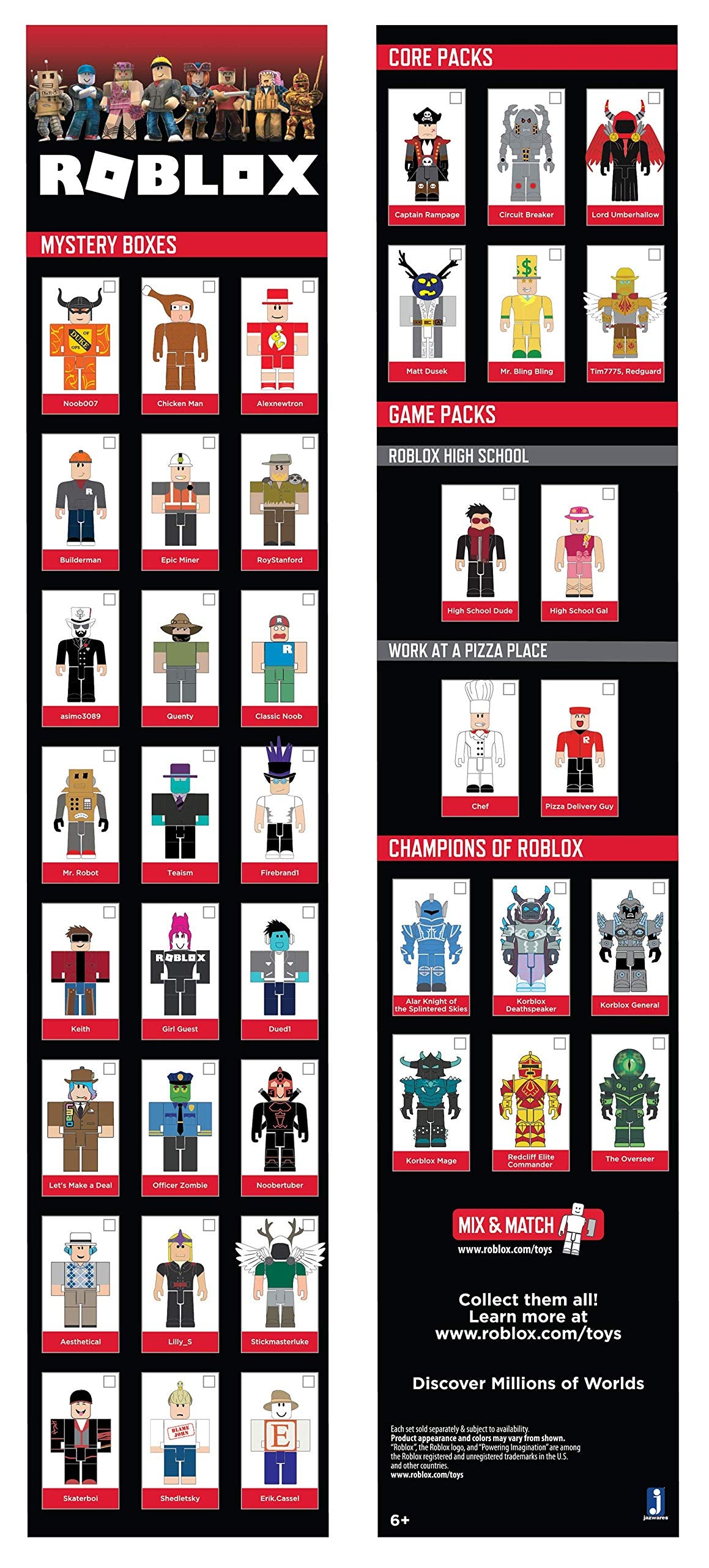 Roblox Action Collection - Mr. Bling Bling + Mystery Figures Bundle, 6.88x4.88x3.5", Plastic, Model ROB0349, Includes 3 Virtual Items