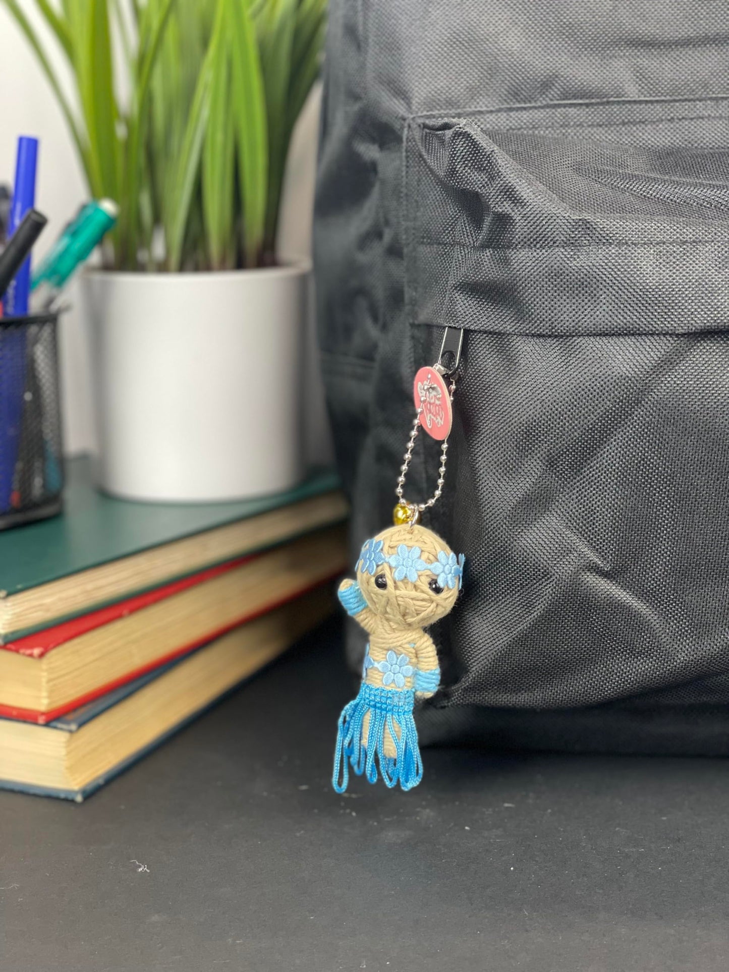 Watchover Voodoo 3-Inch Hawaiian Hula Girl Keychain - Handcrafted Gift To Bring Good Luck And Positivity Everywhere You Go