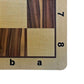 WE Games Mousepad Chess Board 20 in. with Wenge Wood Grain Design - enhanced Tournament Chess Mat  Perfect Travel Chess Board for mature-themeds