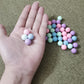 Hotusi 40Pcs Game Replacement Marbles Balls Compatible With Hungry Hungry Hippos
