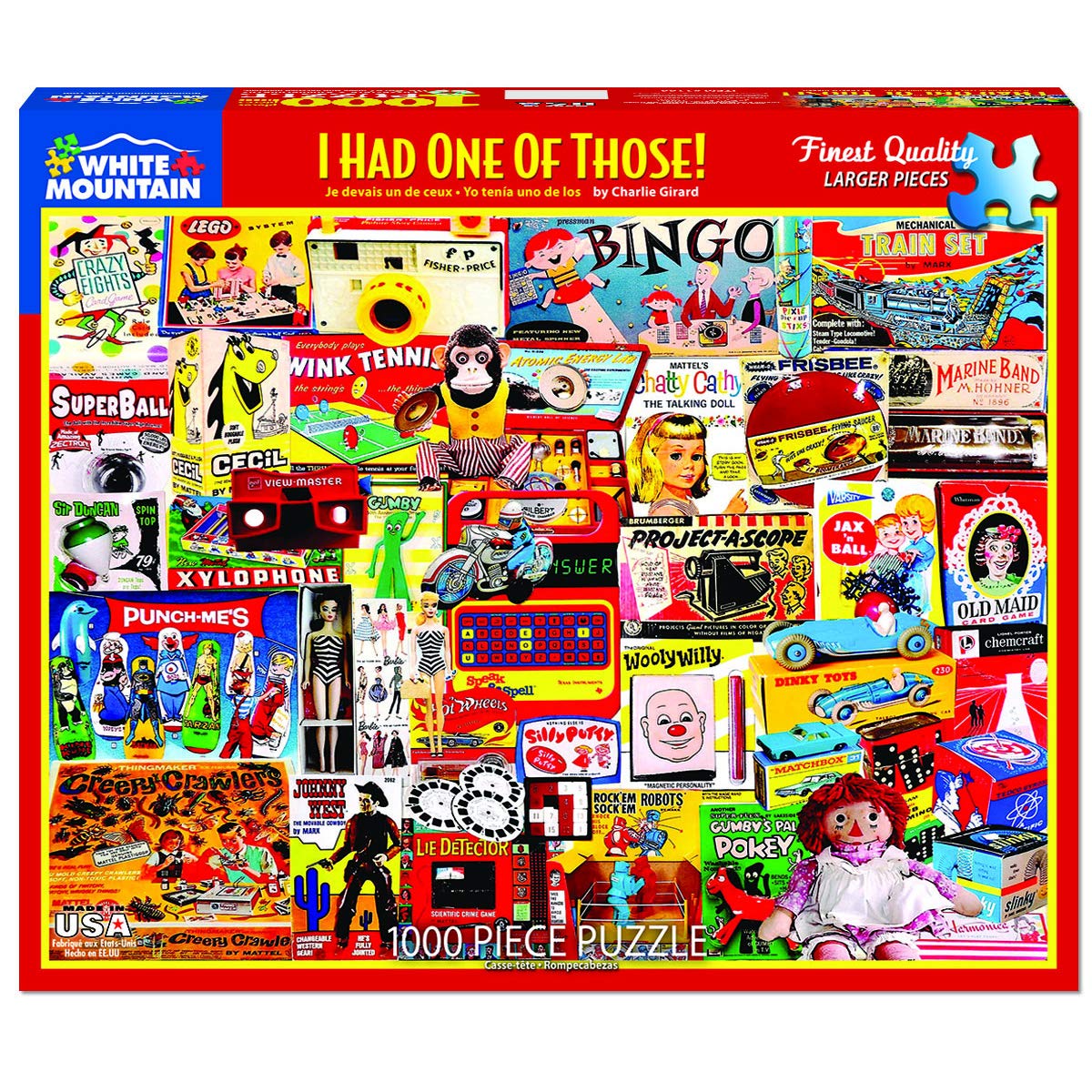 White Mountain Puzzles I Had One Of Those - 1000 Piece Jigsaw Puzzle