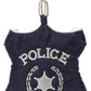 Rasta Imposta Police Badge Purse, Blue, One Size