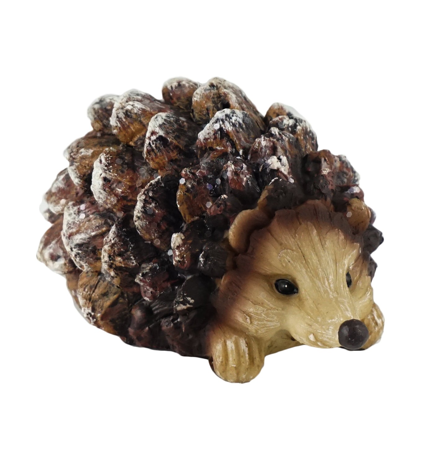 Gerson Woodland Pinecone Hedgehog Figurines - Set Of 4