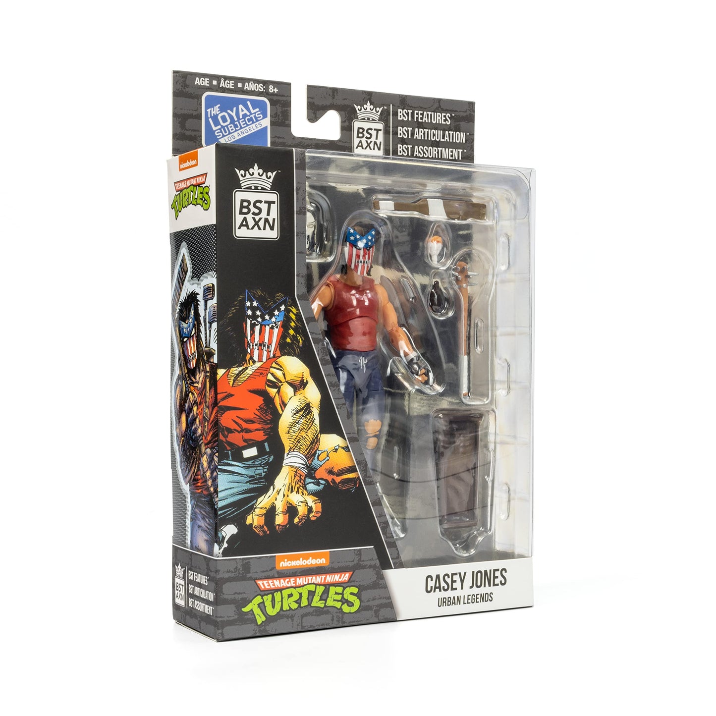The Loyal Subjects Teenage Mutant Ninja Turtles Casey Jones 'Urban Legends' Bst Axn 5-Inch Action Figure With Accessories
