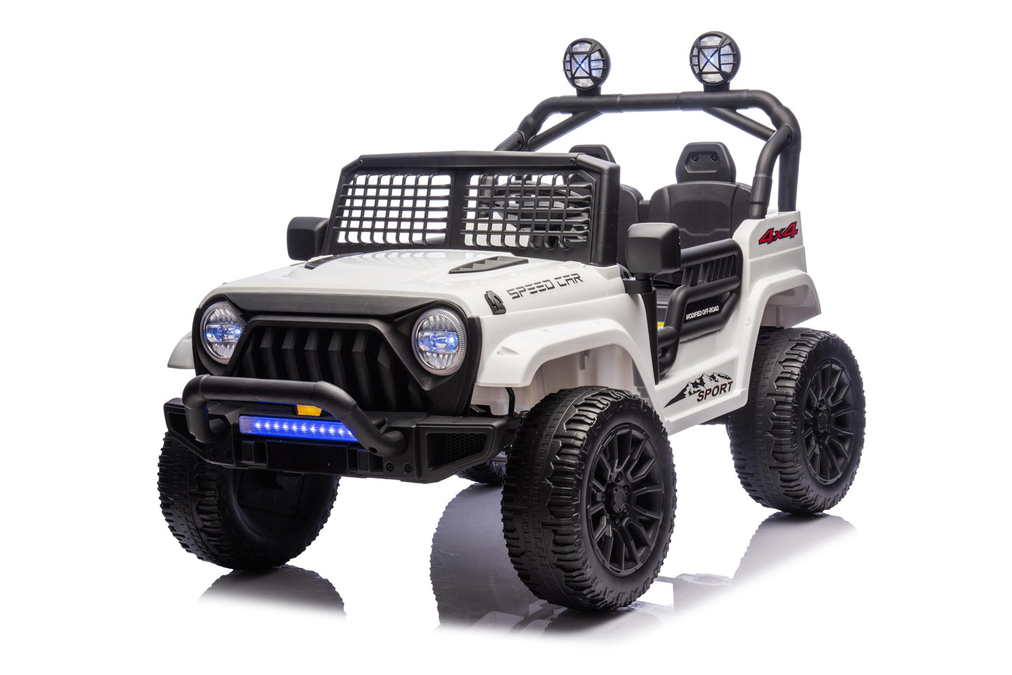 24V 2 Seater Electric Car For Kids, Ride On Car With Remote Control, With 3 Speeds Adjustable, Led Headlight, Bluetooth, Music P