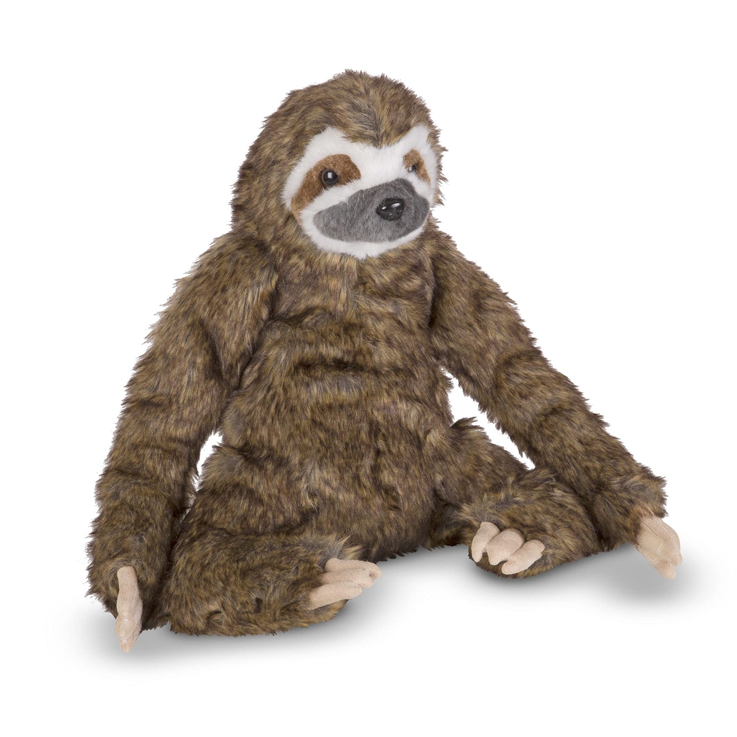 Melissa & Doug Plush Sloth Stuffed Animal, 12"W x 14.5"H, Multi-color, Model 8808