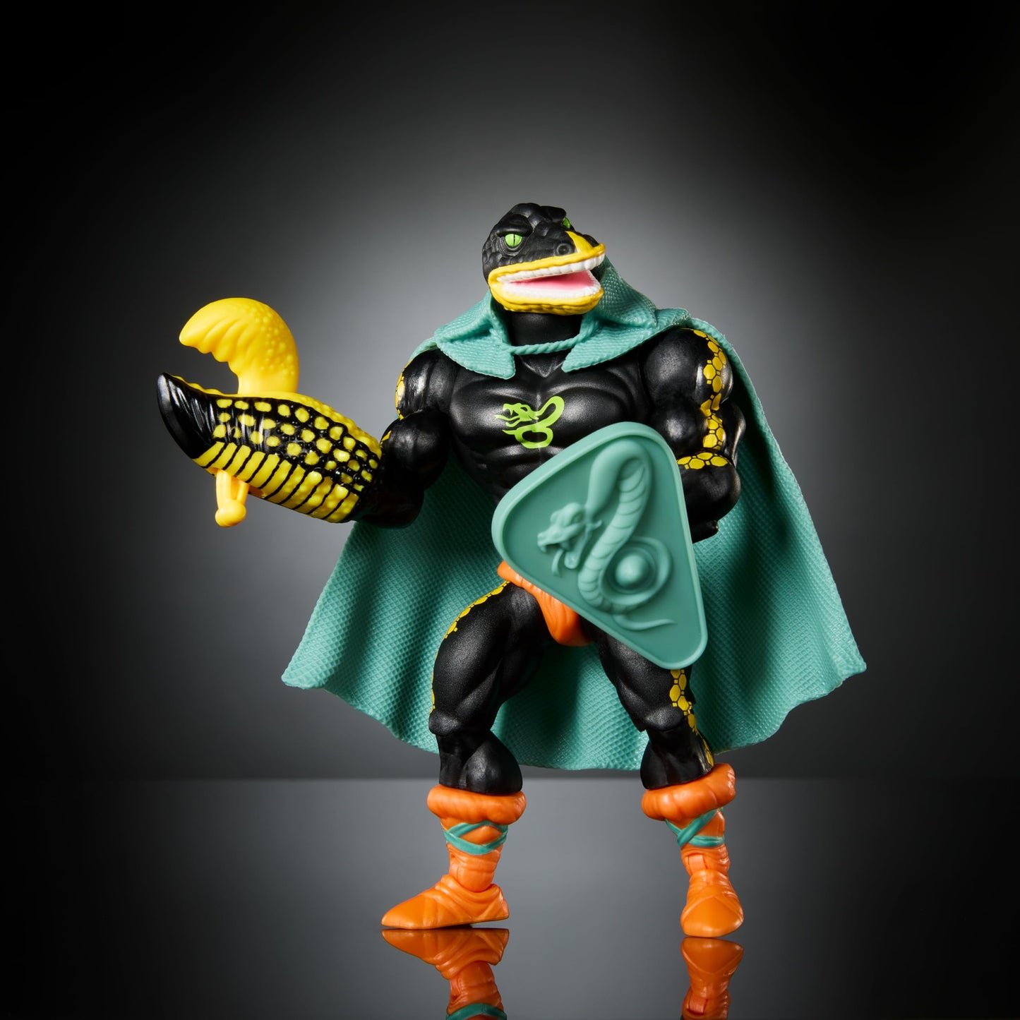 Masters Of The Universe Motu Origins Cartoon Collection Lord Gr'Asp, Snake Man Action Figure With Claw, Shield And Staff, Toy Gift For Boys And Girls +6 Years, Hyd30