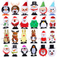 Max Fun 24 Pack Christmas Wind Up Toys - Multicolored Plastic Stocking Stuffers for Party Favors and Goody Bag Fillers