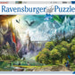 Ravensburger Reign of Dragons 3000-Piece Jigsaw Puzzle | Intricate Dragon-Themed Design | enhanced Craftsmanship | Family-Friendly Fun | Ideal for Advanced Puzzlers