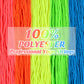 Professional Yoyo Strings Pack Of 50, Soft 100% Polyester Yoyos String For Responsive And Unresponsive Yoyos , Blue, Green, Pink,Yellow, Orange Color