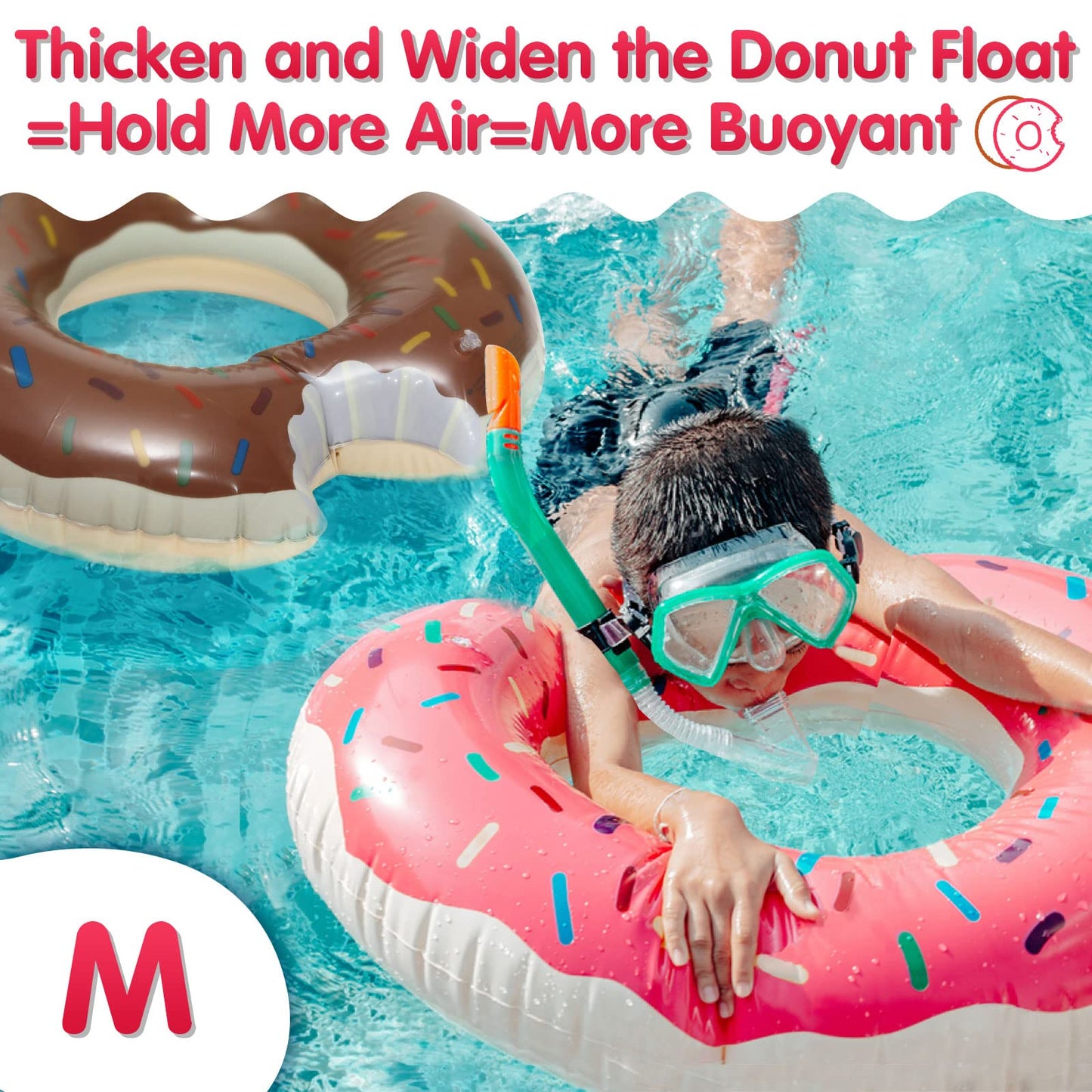 Donut Pool Floats Donut Pool Floatie Donut Tube Pool Doughnut Pool Float Donut Inflatables Doughnut Inner Tube Doughnut Pool Floatie Donut Pool Ring Donut Swimming Ring for Beach Pool