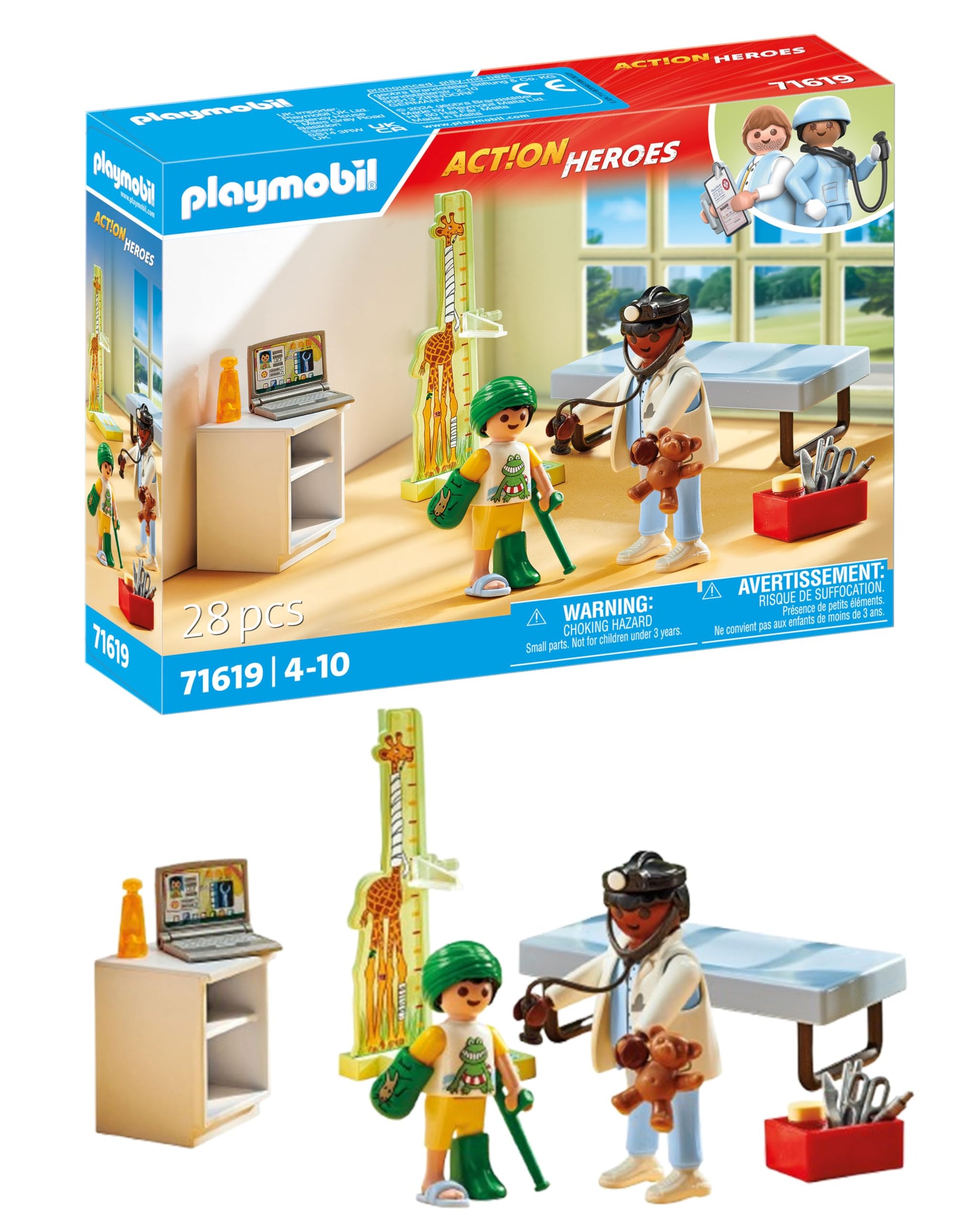 PLAYMOBIL Pediatrician with Teddy Bear