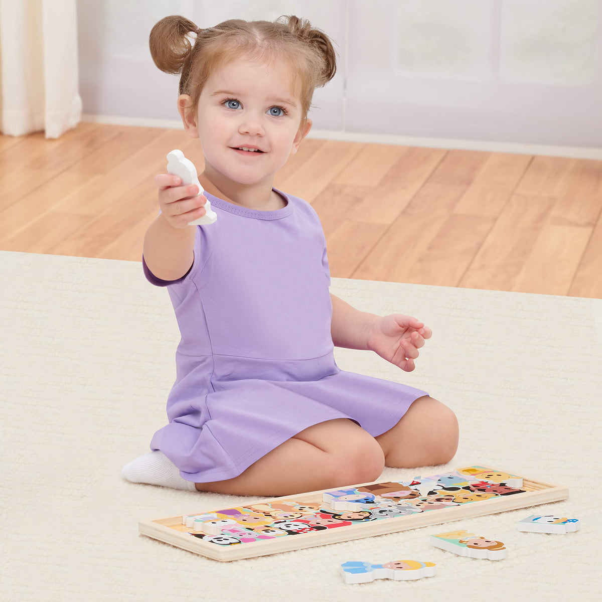 Disney Character Wooden Puzzle Adventure - 25-Piece Fun & Educational Toy