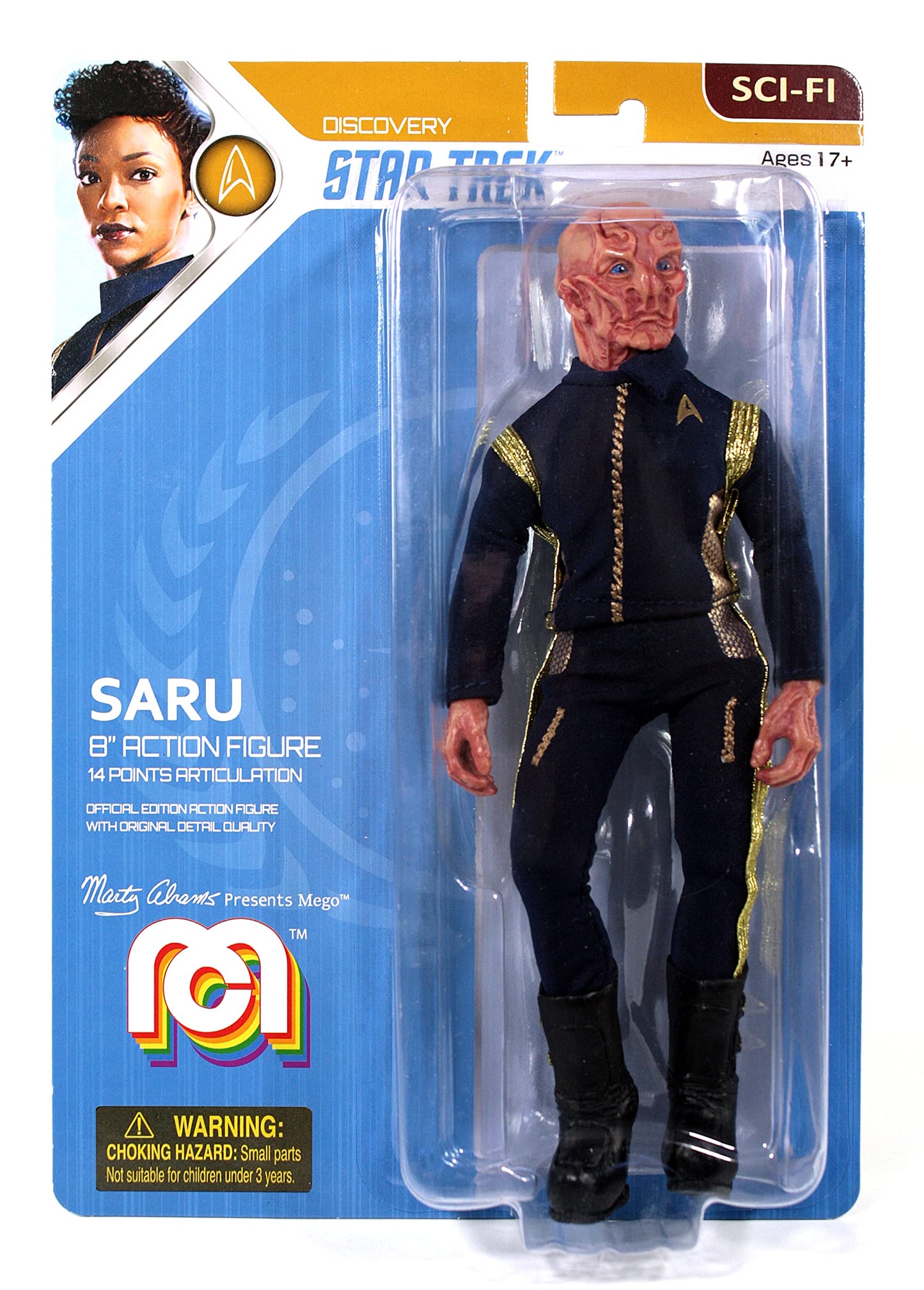 Mego Star Trek Discovery Action Figure Saru 8' Figure