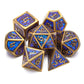 Metal dice Set D&D, 7-Piece Polyhedron DND D20 D12 D10 D8 D6 D4 Dungeons and Dragons Dice Set, Suitable for RPG Game DND dice Se