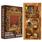 Fsolis Diy Book Nook Kit, Diy Dollhouse Miniature Kit Diy Home Decor Bookshelf Decorative Books Eternal Bookstore Bookshelf Insert Miniature House Kit Book Nook Kits For Adults (Ys05)