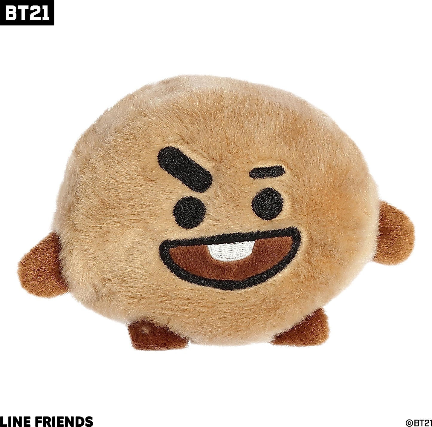 Aurora® SHOOKY Stuffed Animal - Brown 5" Collectible Palm Pals™ - Soft Polyester Cuteness