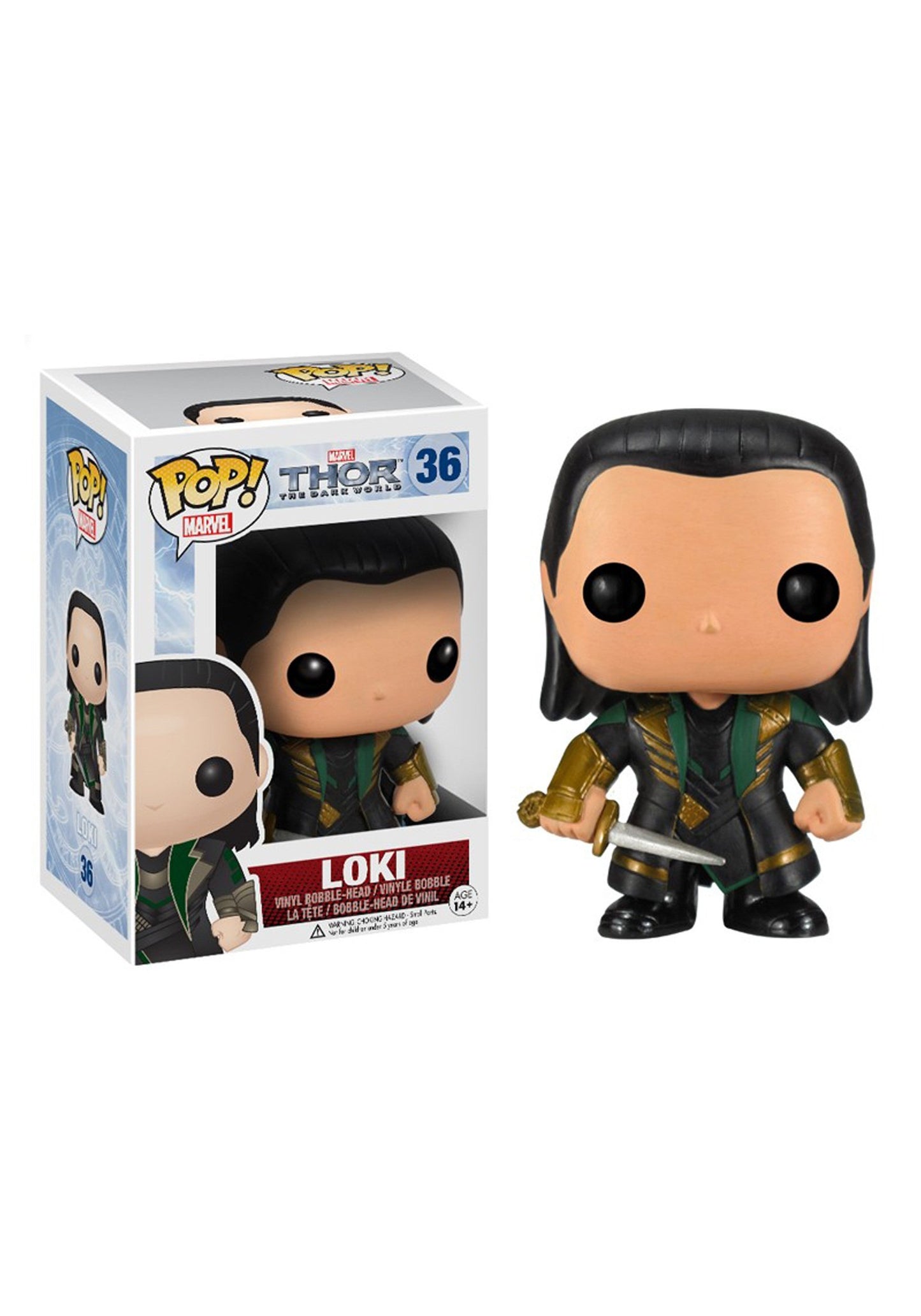 Funko Pop Marvel Bobble Thor Movie 2 Loki Action Figure