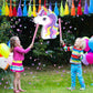 Harrycle Small Unicorn Piata with Piata Stick Blindfold Rainbow Cute Unicorn Piata Pink Unicorn Birthday Party Supplies for Prin
