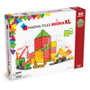 Magna-Tiles Builder Xl 50-Piece Magnetic Construction Set, The Original Magnetic Building Brand