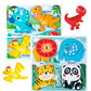 Wooden Toddler Puzzles Age 2-3,Montessori Toys For 2 3 Years Old Boys Girls, Jungle Puzzles For Toddlers 2-4, Toddler Toys Educational Learning Gifts For 2-3