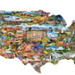MasterPieces 1000 Piece Jigsaw Puzzle - National Parks of America - 34.65"x22.09" - Cardboard - Model 72356