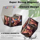 DEGDFSGR for TCG MTG Card Game Storage Box Organizer Trading Card Case Commander Deck Box Magnetic Closure Creative Pattern Up t