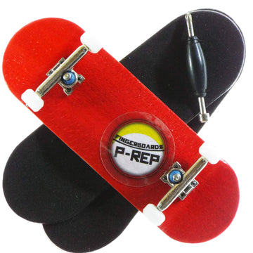 P-Rep Red Chromite 32Mm X 97Mm Complete Fingerboard