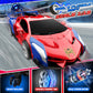 Excitobo Transform Remote Control Car, 1:18 Scale, 2.4GHz, ABS Material, 360° Rotation, Toys for Boys & Girls Age 3-12