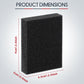 Card Dividers For Storage Boxes Trading Box Dividers Multifunction Card Sponge Shock Absorbing Sponge Suitable For Almost All Boxes To Fill Extra Space For Card Security, Black (80)
