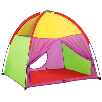 Atdawn Kids Play Tent, Kids Pop Up Tent, Camping Playground, Indoor/Outdoor Children Playhouse For Boys And Girls, Rainbow Color