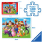 Ravensburger Super Mario Brothers Bros 1000 Piece Jigsaw Puzzle for mature-themeds and Kids Age 12 Years Up  500  Green