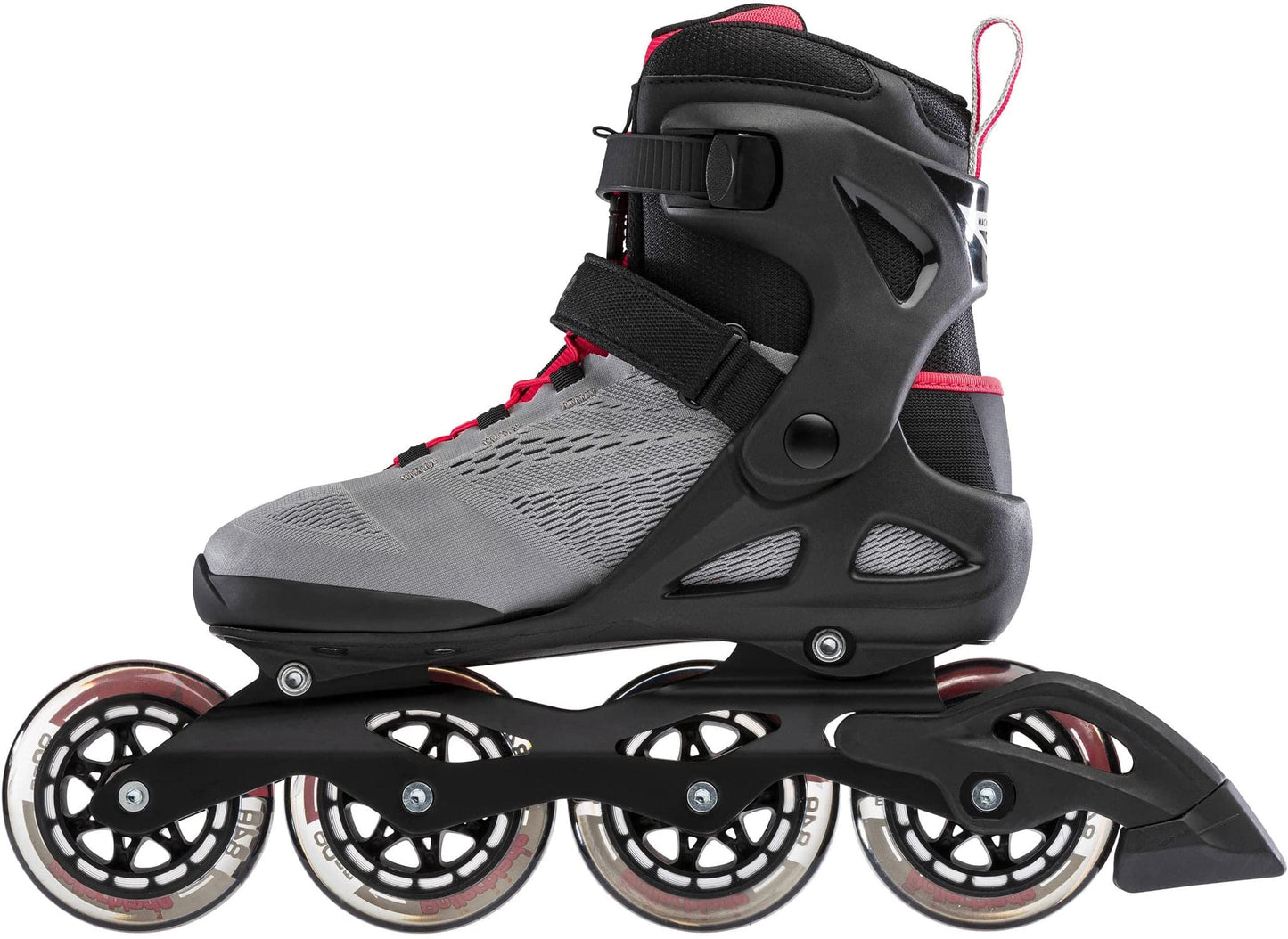 Rollerblade Macroblade 90 W Inline Skates, Size 7, Neutral Grey/Paradise Pink, Model 07100500A06, Durable Plastic Material