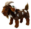 Adore Plush Company 15" Mocha Spotted Goat Plush Stuffed Animal Toy - Soft Brown Fabric