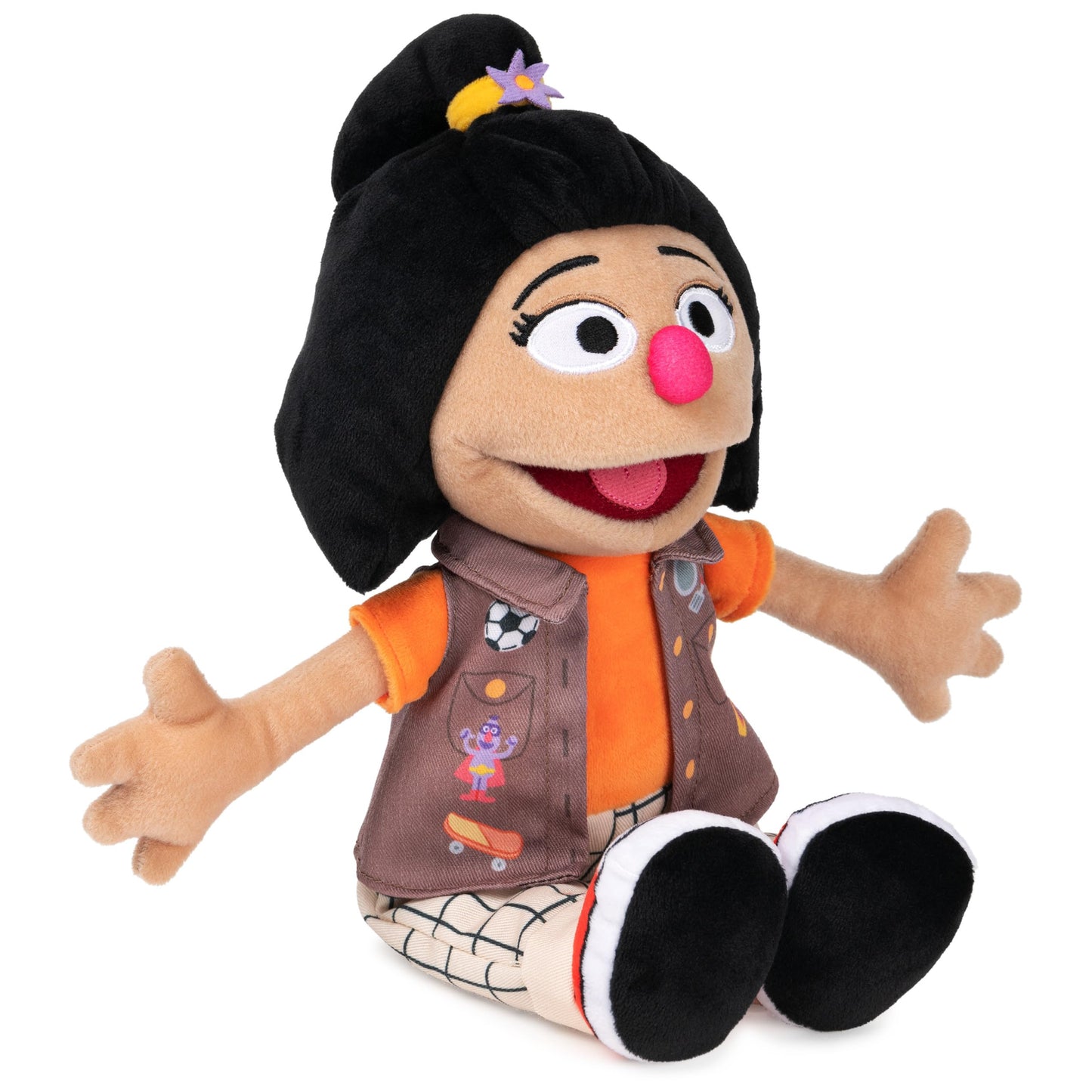 Gund Sesame Street Official Ji-Young Plush, Premium Plush Doll For Ages 1 & Up, 13