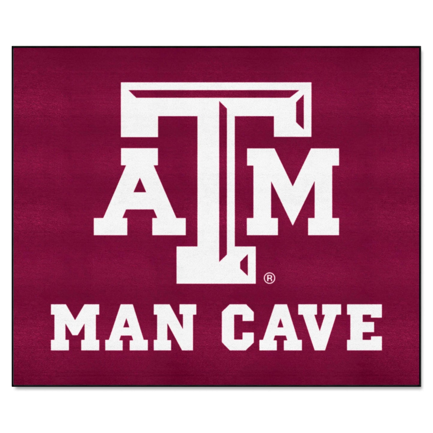 FANMATS 14610 Texas A&M Aggies Man Cave Tailgater Rug - 5ft. x 6ft. Sports Fan Area Rug, Home Decor Rug and Tailgating Mat