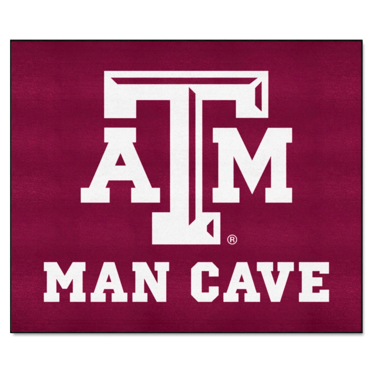 FANMATS 14610 Texas A&M Aggies Man Cave Tailgater Rug - 5ft. x 6ft. Sports Fan Area Rug, Home Decor Rug and Tailgating Mat
