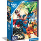 Clementoni Jigsaw Puzzle Dc Comics, Justice League 500 Pieces - Poster Included, Puzzle For Adults 14-99 Years, Gift For Men/Wom