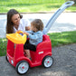 Simplay3 Roll And Stroll Quiet Ride-On Toddler Toy Push Car, With Seatbelt, For Toddlers Ages 1.5-4 Yrs., Red