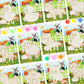 LARDUX Farm Animal Party Favors, 24PCS DIY Wooden Arts & Crafts Painting Kit for Kids Ages 4-8 8-12, Glow in The Dark Party Favo