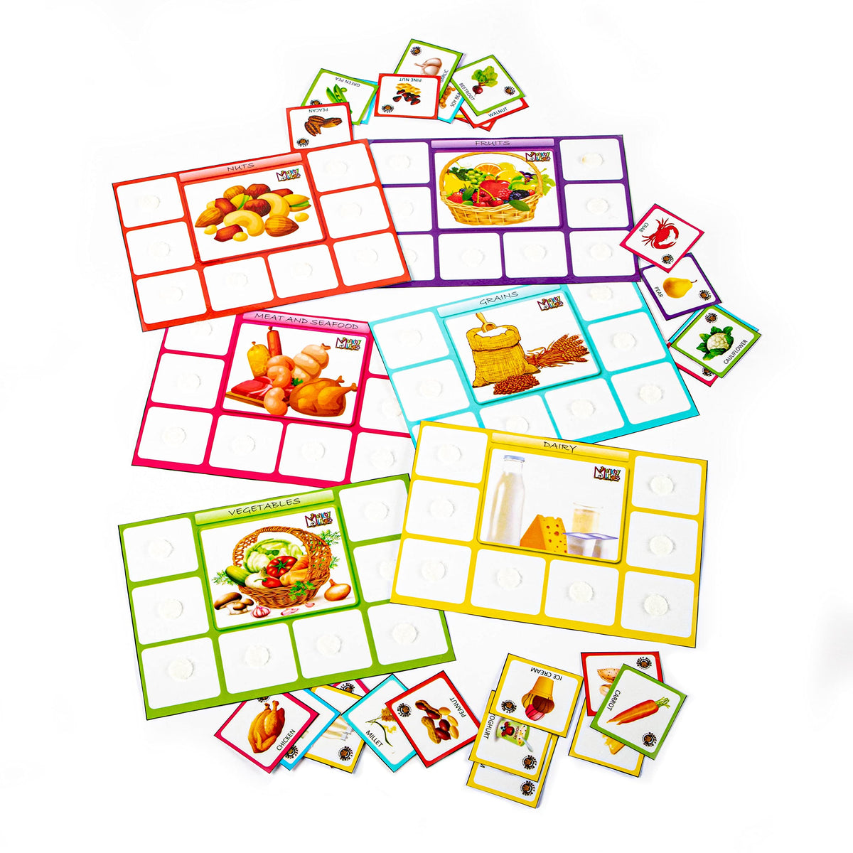 Monkey Minds Sorting Mats Know Your Food Groups ||Play Based Learning For Kids || Education Learning Toy